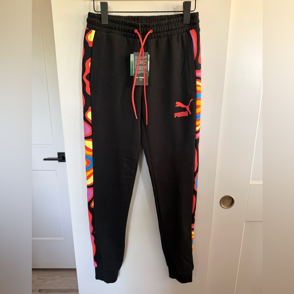 NWT Puma Lava Flow T7 Track Pants Men’s Size Small Waist 14”